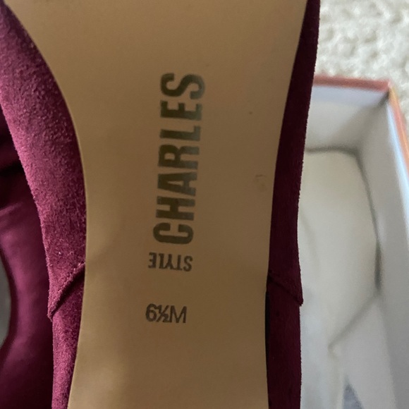 Style by Charles David Women's Lenny Booties wine - Picture 2 of 9